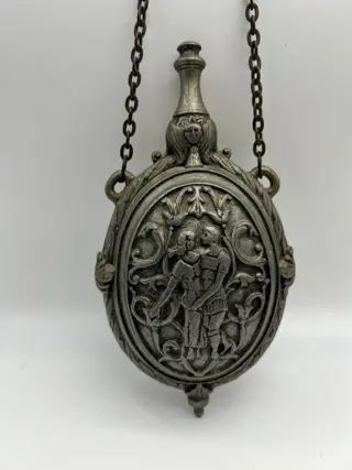 Amulet, Badges, Hanger, Metaalwaren, Votiefgeschenk (1) - Jugendstil - metaal