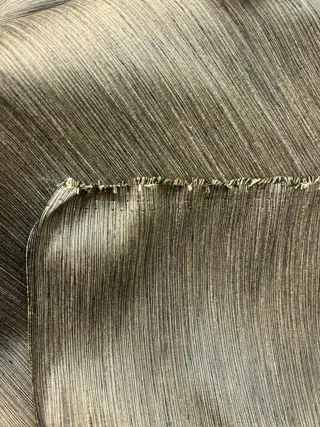 stof van zijdemix - 1100 x 300 cm - Hars/polyester, Zijde - 21e eeuw