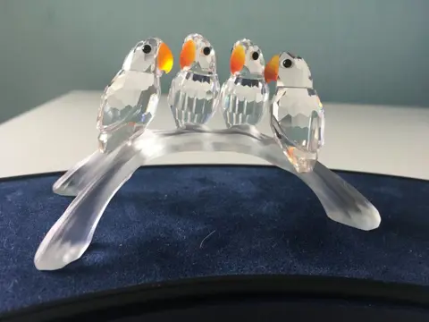 Swarovski - de Dwergpapegaaien 199123 - Boxed - Kristal