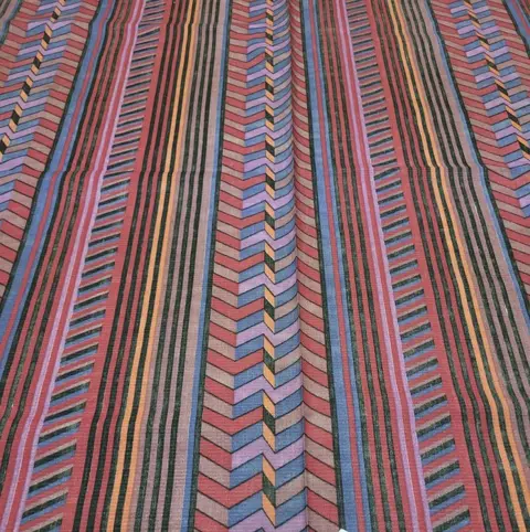 Prachtige stof in Afrikaanse wasstijl, gemaakt in Italië 510x150cm - Katoen, katoen mix - Eind 20e eeuw