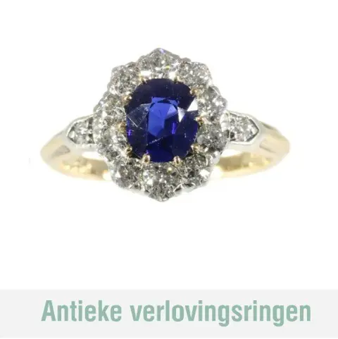 Antieke verlovingsringen voor een moderne bruid