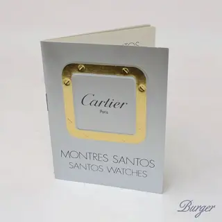 Cartier Santos Warranty Booklet