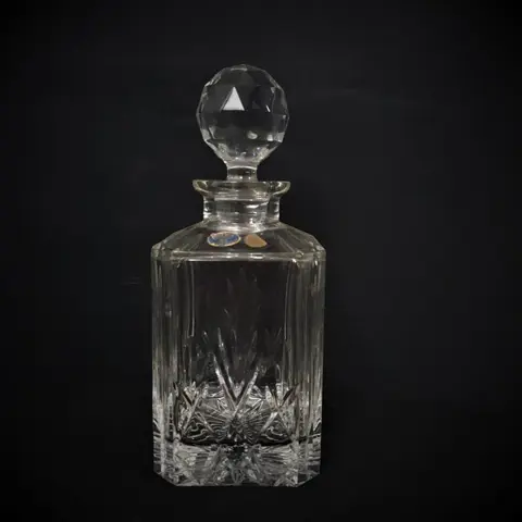 o.a Bohemia - Facet geslepen whisky karaf (3) - Kristal