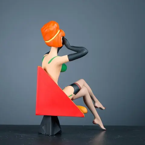 Stephan Saint Emett - See no evil - Lady beeld - Polystone