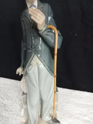 Juan Huerta - Lladró - Beeld(je), Charlie Chaplin - Porselein