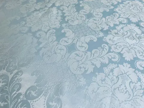 3,00 x 3,45 meter !!!! San Leucio damaststof met barokke decoratie in Lodewijk XIV-stijl - Hars/polyester, Zijde - 21e eeuw