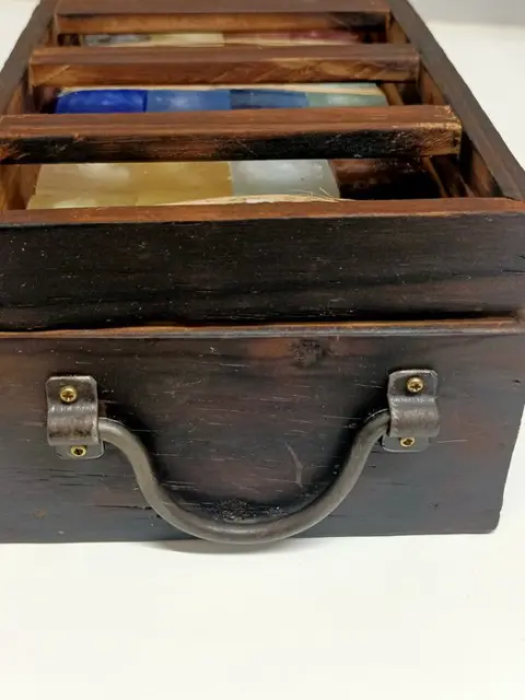 France - France - Luciferdoos (1) - Art Deco - Hout, kaars