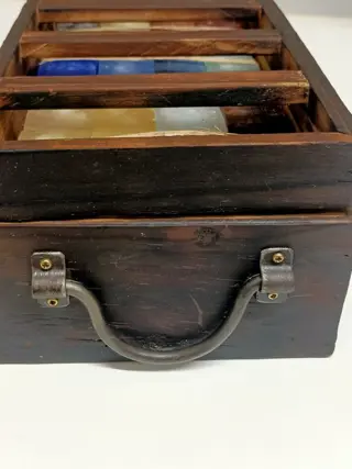 France - France - Luciferdoos (1) - Art Deco - Hout, kaars