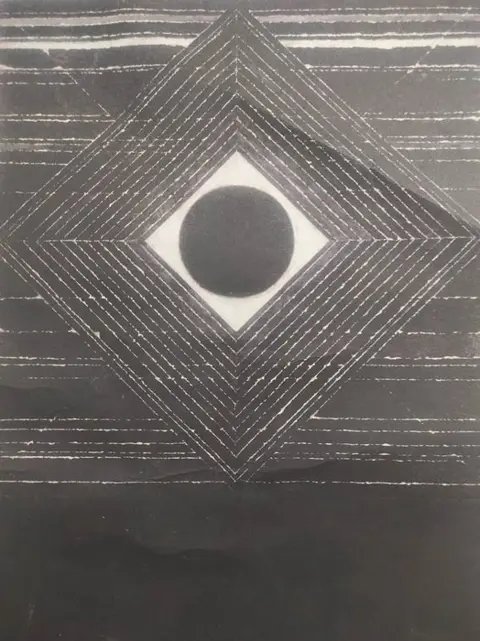 Sayed Haider Raza - zeefdruk (1) - Art Deco - Papier