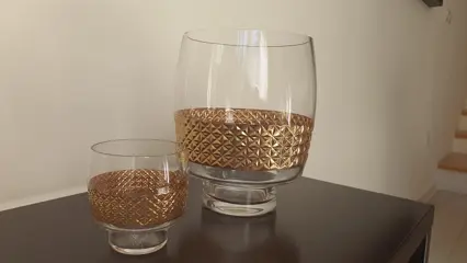 Cartier - Grote en kleine kandelaars (2) - Kristal