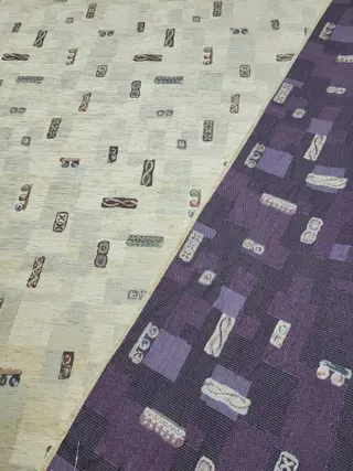 Mooie versterkte geweven vintage stof gemaakt in Italië - 498x 144 cm - Katoen - Eind 20e eeuw