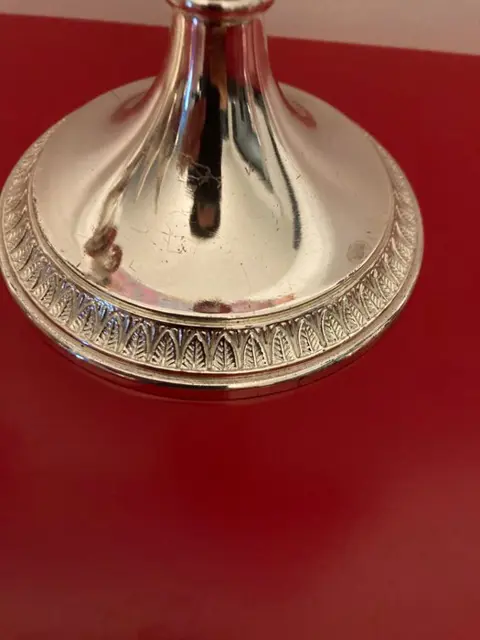 west germany Bmf - Kandelaar (2) - Verzilverd metaal