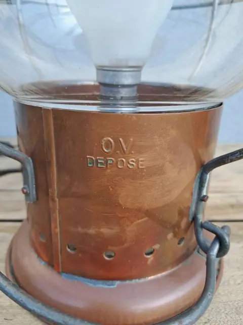 o.v - Lamp - Glas, Koper