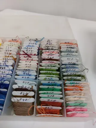 dcm - DMC borduurgaren 6bakken meer dan 550 klosjes (6) - borduurgaren