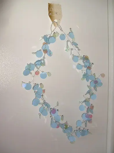 GUIRLANDE (PARELMOER) SLINGER BLAUW KRALEN 5 Stuks Nieuw