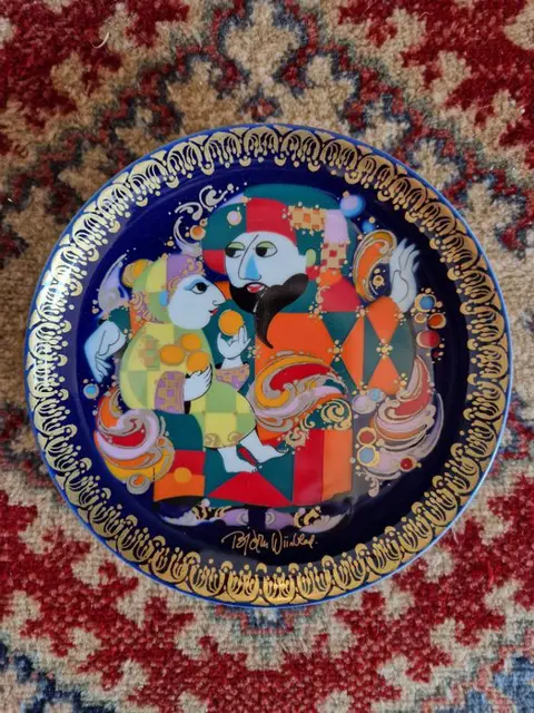 Bjørn Wiinblad - Rosenthal - Borden (6) - Porselein