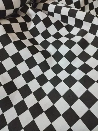 mooie geruite katoenen stof - 2 x 250 x 140 cm (2) - Katoen - Eind 20e eeuw