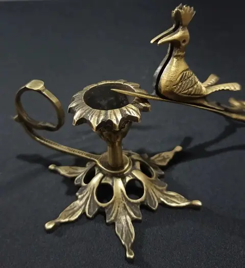 Kandelaar (1) - Kunst en ambachten - Messing