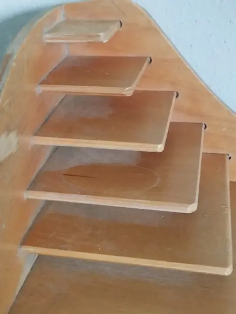 Maquette vouwbladen standaard 6 nivea's - Art Deco - Hout