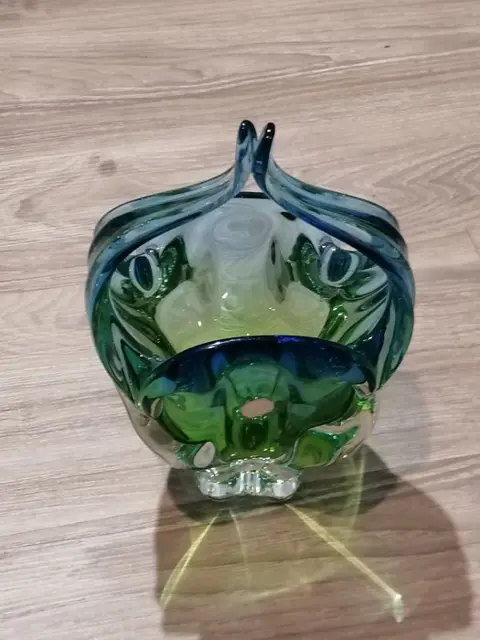 Josef Hospodka - Chribska, Green & Blue - Vaas - Kristal