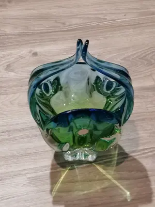 Josef Hospodka - Chribska, Green & Blue - Vaas - Kristal