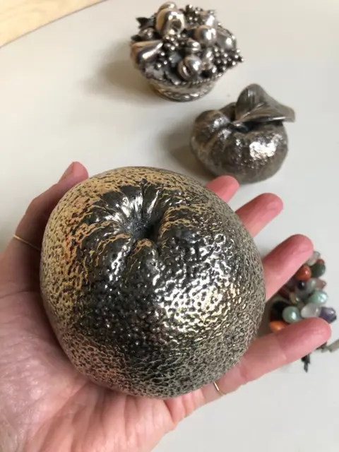 Decoratieve fruitpartij (4) - Zilver gelamineerd