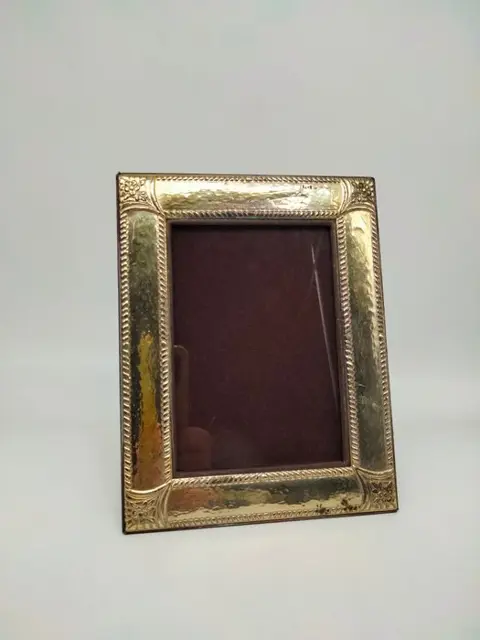 Frame-klok - Zilver gelamineerd