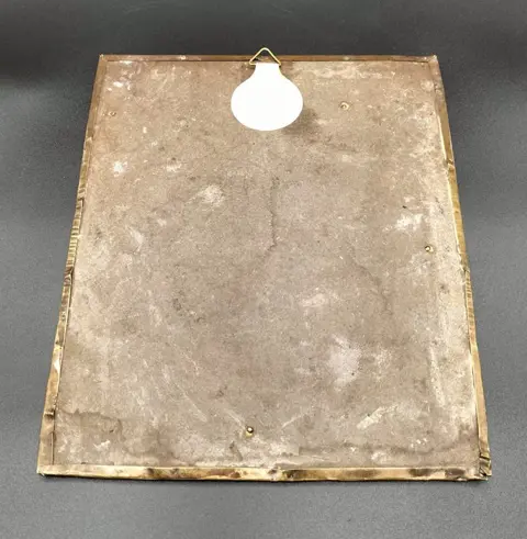 Wall plaque - Jan Steen - The Love sick - brass - Koper, Messing