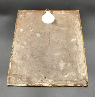 Wall plaque - Jan Steen - The Love sick - brass - Koper, Messing