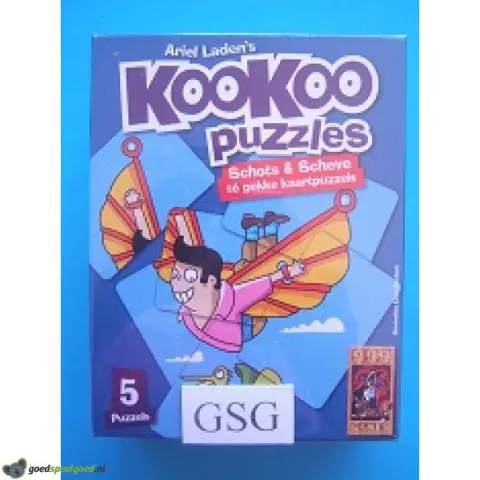 Kookoo puzzel vliegen 24 st nr. 999-KOO 01-01