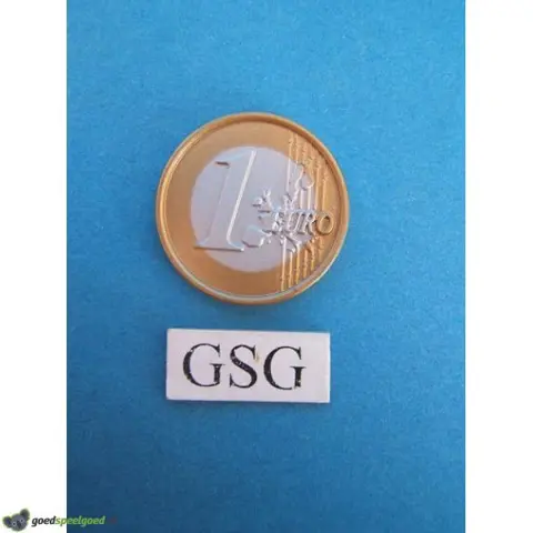 Monopoly 1 Euro muntstuk nr. 60504-02