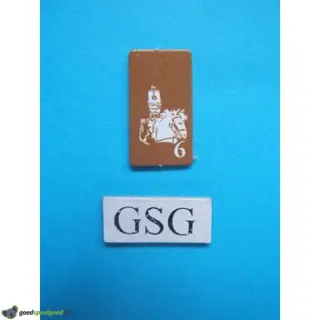 Kaartje kapitein geel nr. 60921-02