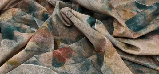 Spectaculaire zijdefluwelen Zelda Enzo degli Angiuoni-collectie - 405 x 141 cm - Zijde Katoen PES - 2015