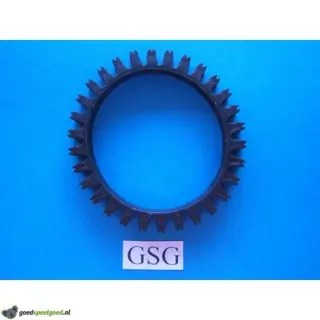 Rupsband 65 mm zwart nr. 16122