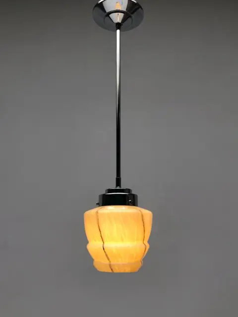 Hanglamp - Glas, Verchroomd Staal