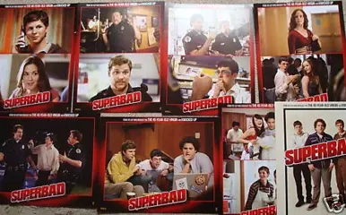 SUPERBAD lobbycard set.