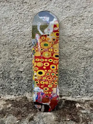 Gustav Klimt (1862-1918) (after) - Klimt Hope Skateboard