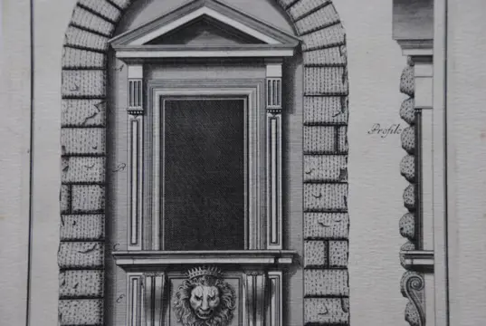 Ferdinando Ruggeri (1691–1741) - Finestra Terrena dell' antecedente Facciata