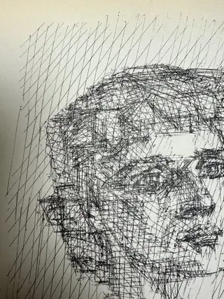 Jacques Villon(1875-1963) - Tete de femme