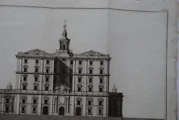 Marco Carloni (1742-1796) - Icenographia Aedis Canonicorum versus Meridiem