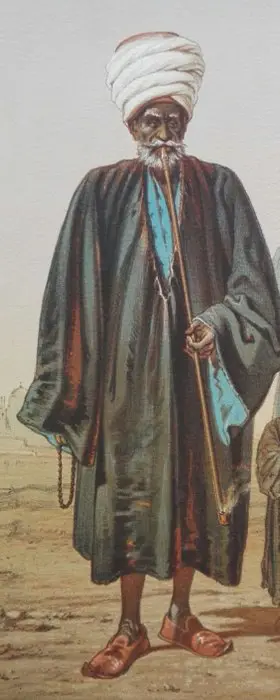 Amedeo Preziosi (1816–1882) - Egypte - Le Caire, begging from the street