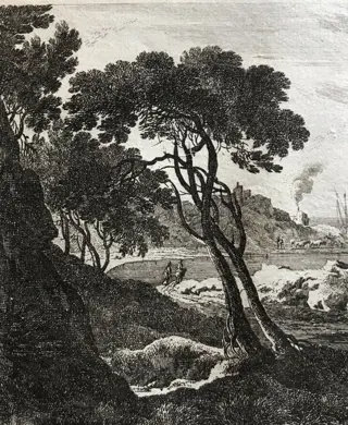 Nicolas Perelle (1631-1695) - "Paesaggio costiero"