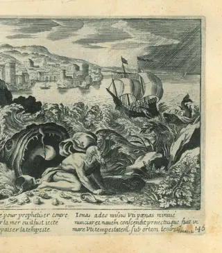 Gérard Jollain (?-1683) - Jona en de walvis