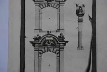 Jan Goeree (Middelburg, 1670 - Amsterdam, 1731) - Gezigt Van 'T Oude Wester-Kerkhof