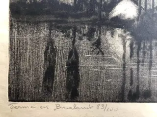 Maurice Flament (1884-1968) - Ferme en Brabant - Le Canal