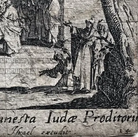 Jacques Callot (1592-1635) - " La morte di Giuda Iscariota"
