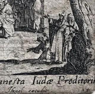 Jacques Callot (1592-1635) - " La morte di Giuda Iscariota"
