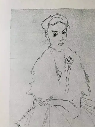 Egon Schiele (1890-1918), (after) - Kleines Mädchen in Faltenrock