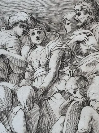 Polidoro da Caravaggio (c.1499-1543), after, by Stefano Mulinari (c. 1741-c.1796) - Lamentation of Christ