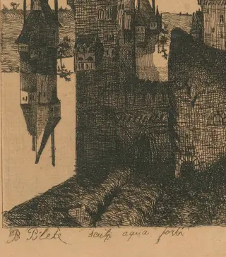 Berthe Pilet, d'après Victor Hugo (1802-1885) - Architettura